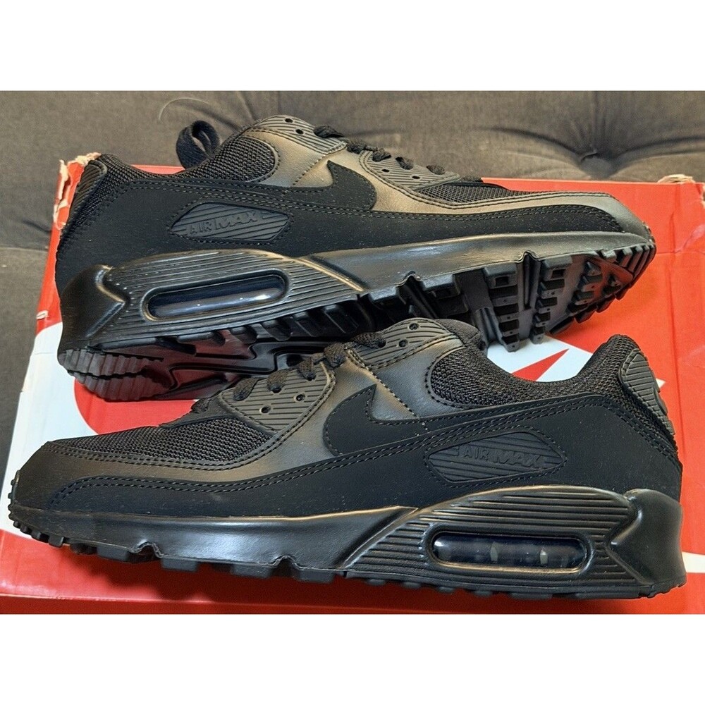 Nike Air Max 90 Triple Black 2020 STEAL Size 9M
